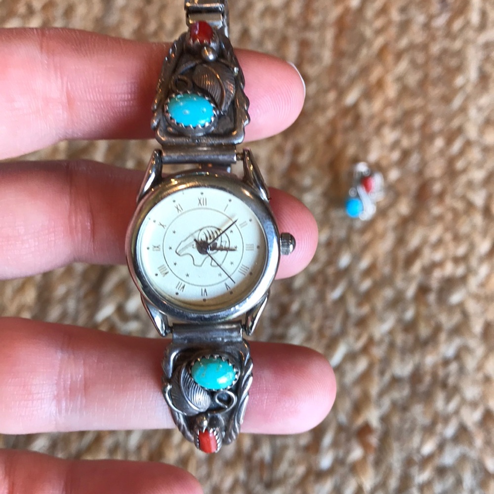 Vintage/ Native American Watch & Ring set ✨